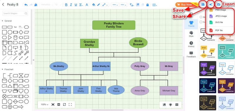 Save And Share Family Tree With Others