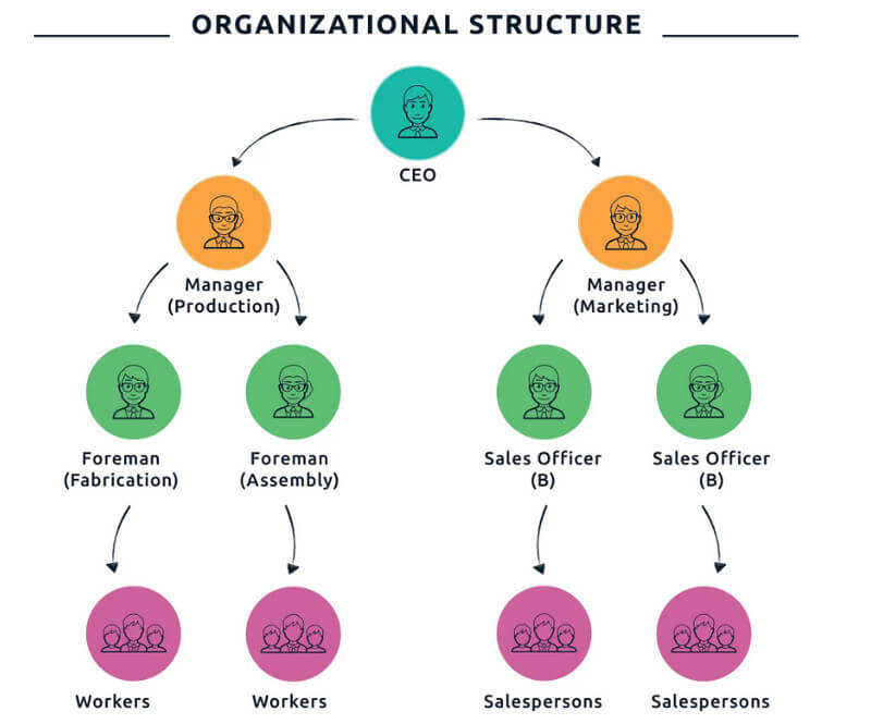 O que é uma estrutura organizacional plana