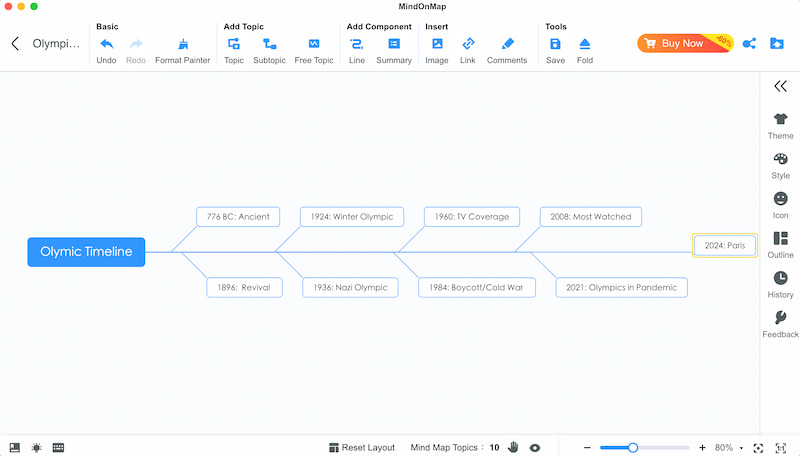 Mindonmap 添加详细信息