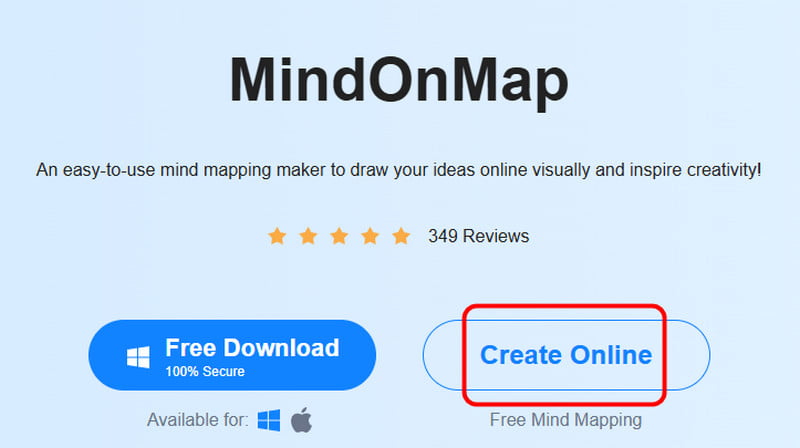 Онлайн Mindonmap үүсгэх