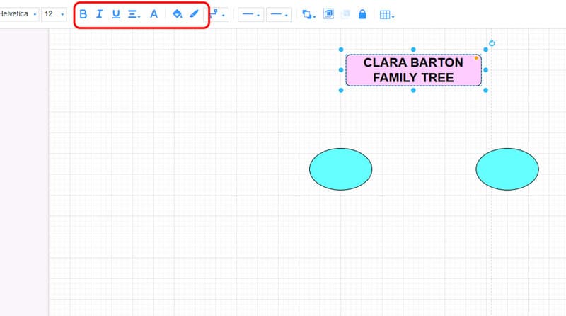 Funzioni Interfaccia superiore Mindonmap