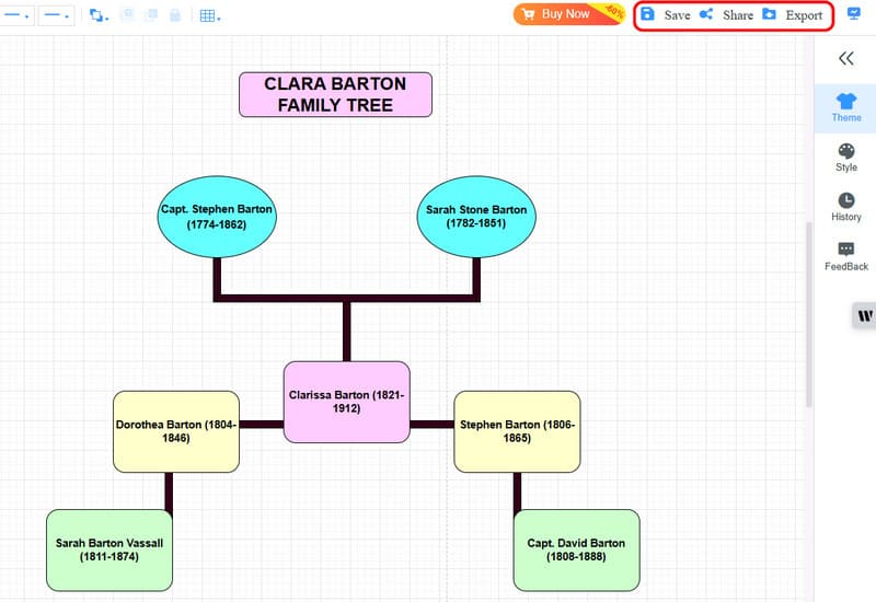 Save Family Tree Mindonmap