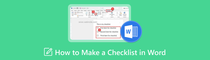 Come creare una lista di controllo in Word